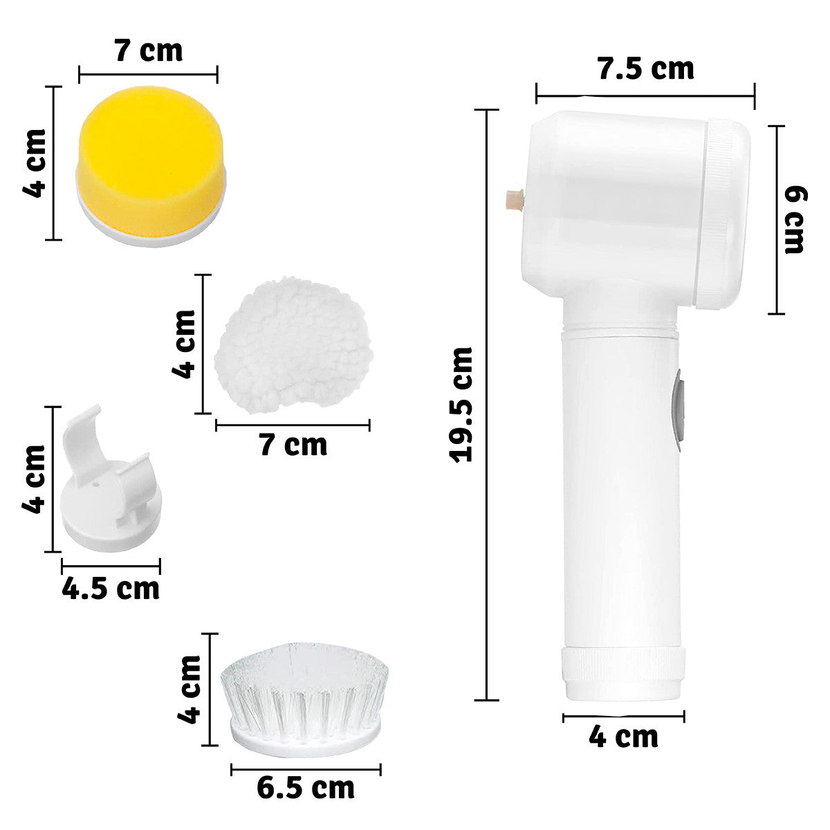 Magic Brush Cepillo Limpieza Eléctrico 5