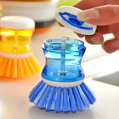 Cepillo dispensador de jabon